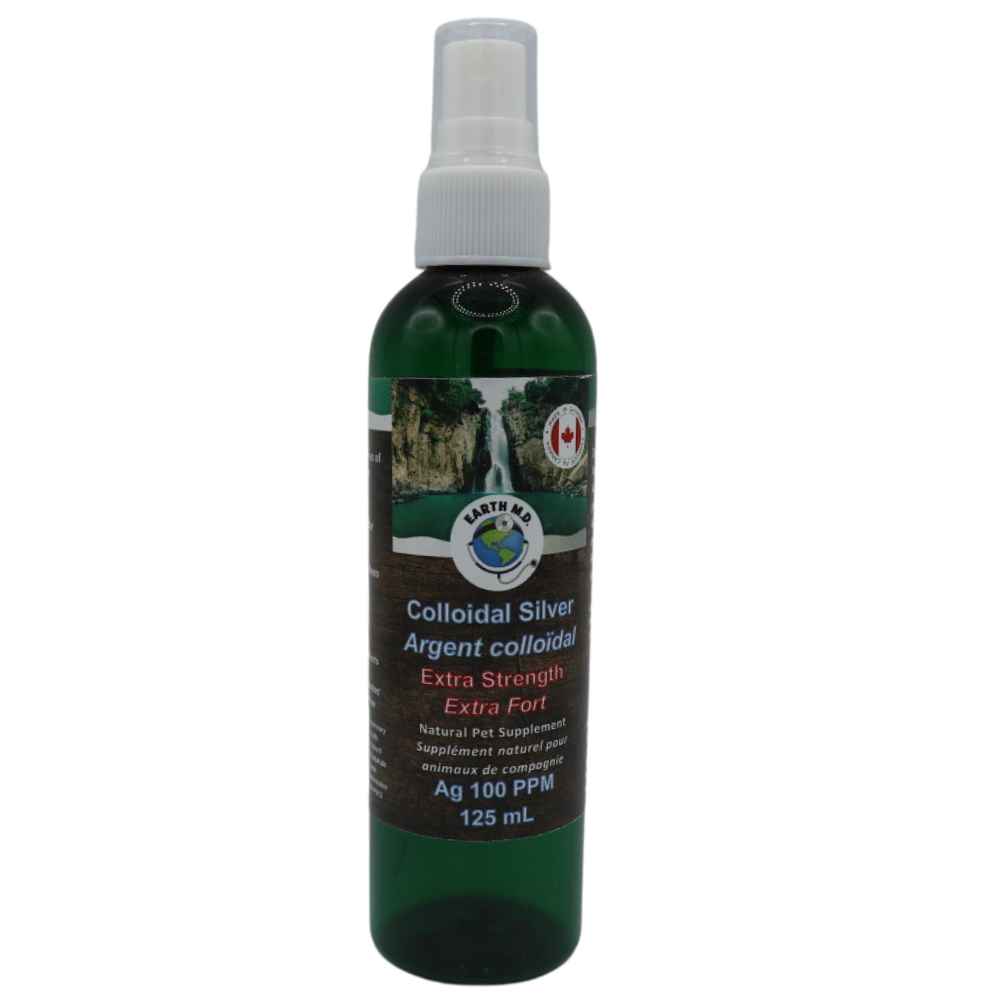 colloidal silver reg front Earth MD, Colloidal Silver, Colloidal, Spray, Topical, Wound, Hotspot