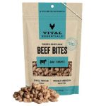 beef bites, vital essentials, treats, freeze dried, topper