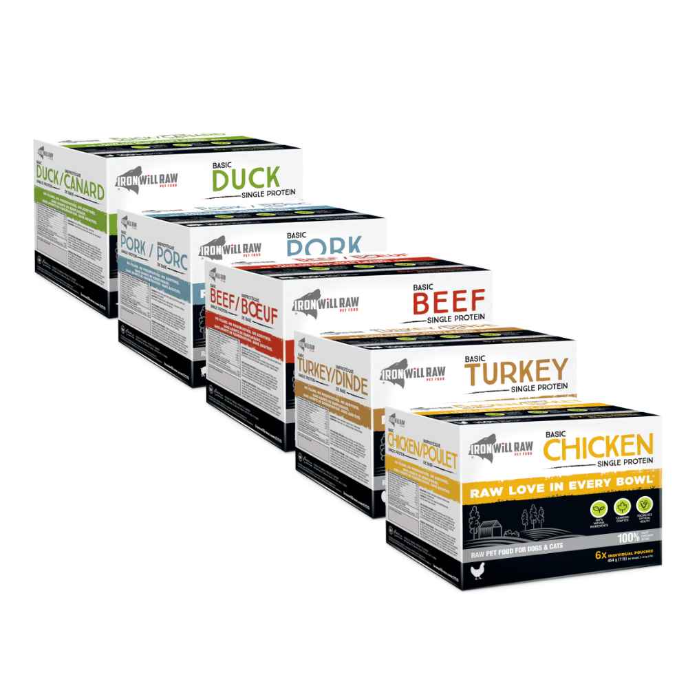 Iron Will Raw Basic Iron Will Raw, IWR, Raw, Raw Food, Bulk, Canine, Basic, Single Protein