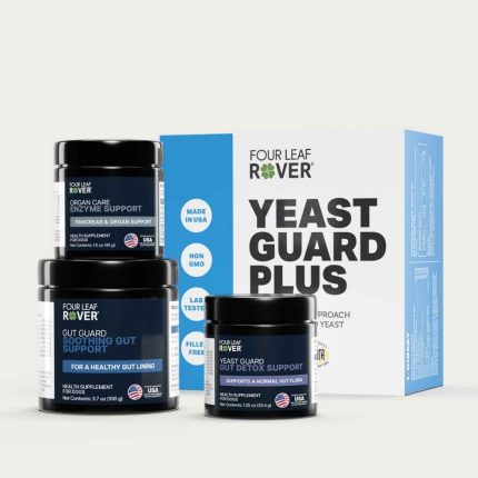 Four Leaf Rover, Yeast Guard Plus, Four Leaf Rover Yeast Guard Plus, Gut, Gut Health, Yeast, Fungal, Protocol, Detoxification