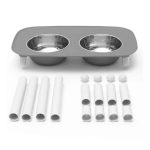 Elevated Double Feeder with Stainless Bowls - Image 3