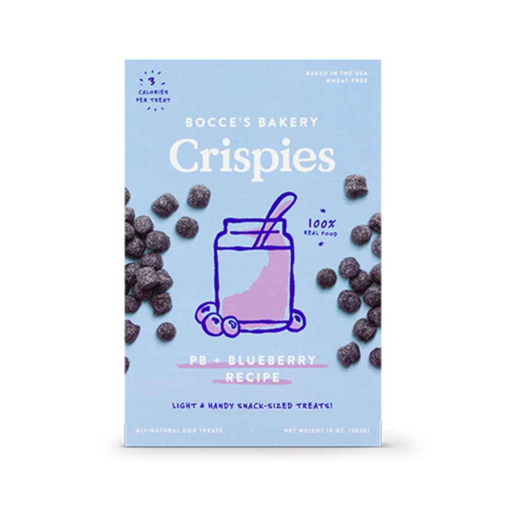 Bocce Crispies PB & Blueberry Bocce, Crispies, Treat, Low Calorie, Training