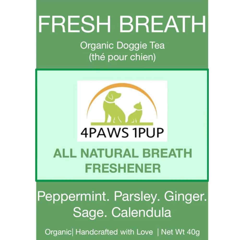 4Paws 1Pup Fresh Breath 4Paws 1Pup, Fresh Breath, Doggie Tea, Supplement