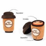PET PLAY SF DOGGO'S JAVA PUP CAFE PLUSH TOY