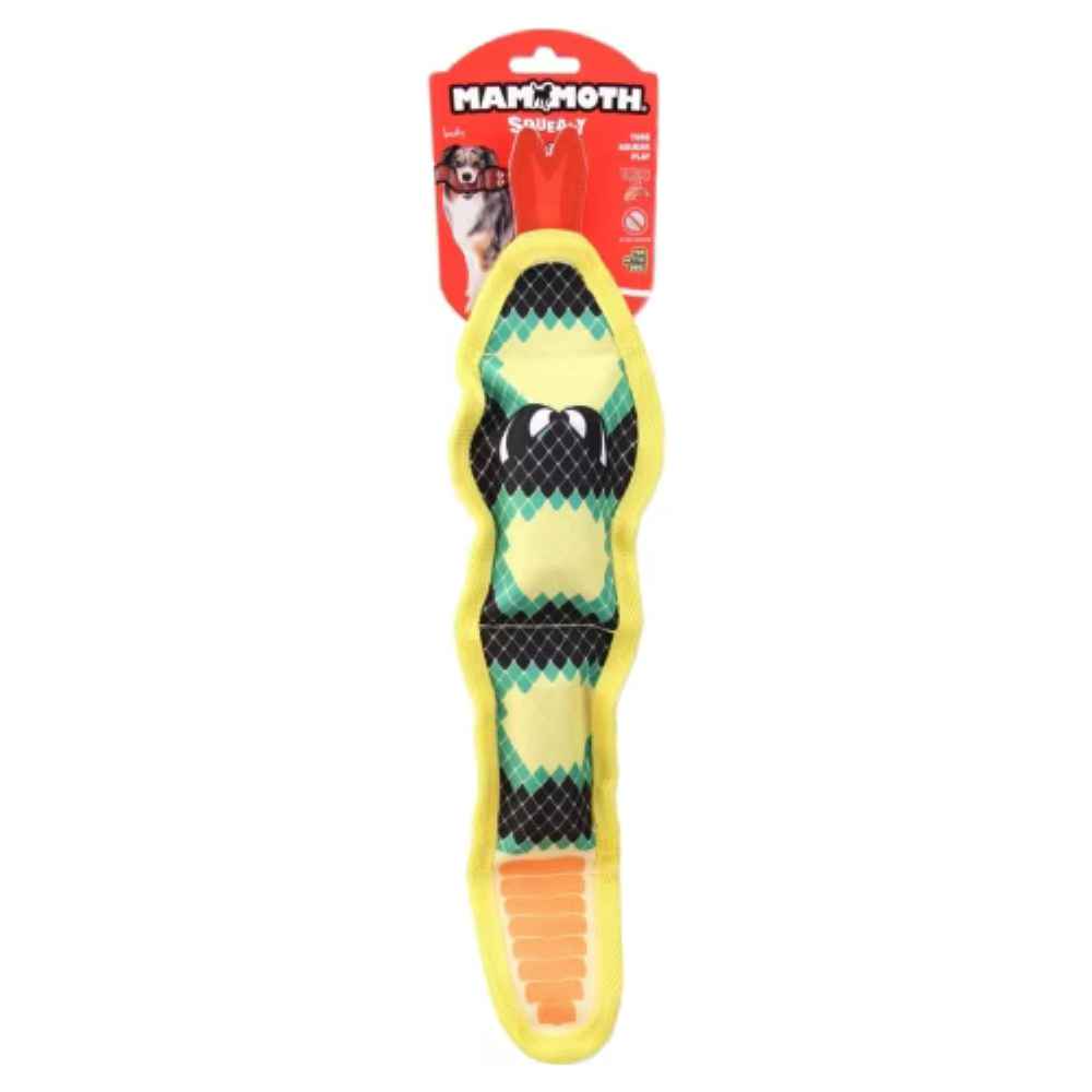 Mammoth Snake Mammoth Snake, Snake Toy, Squeaky, Stuffingless