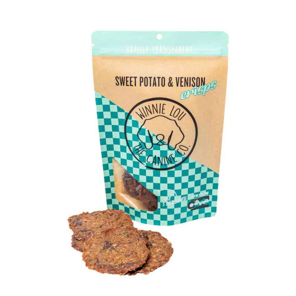 Winnie Lou Sweet Potato and Venison Crisps Winnie Lou - The Canine Co. Treats - Image 1