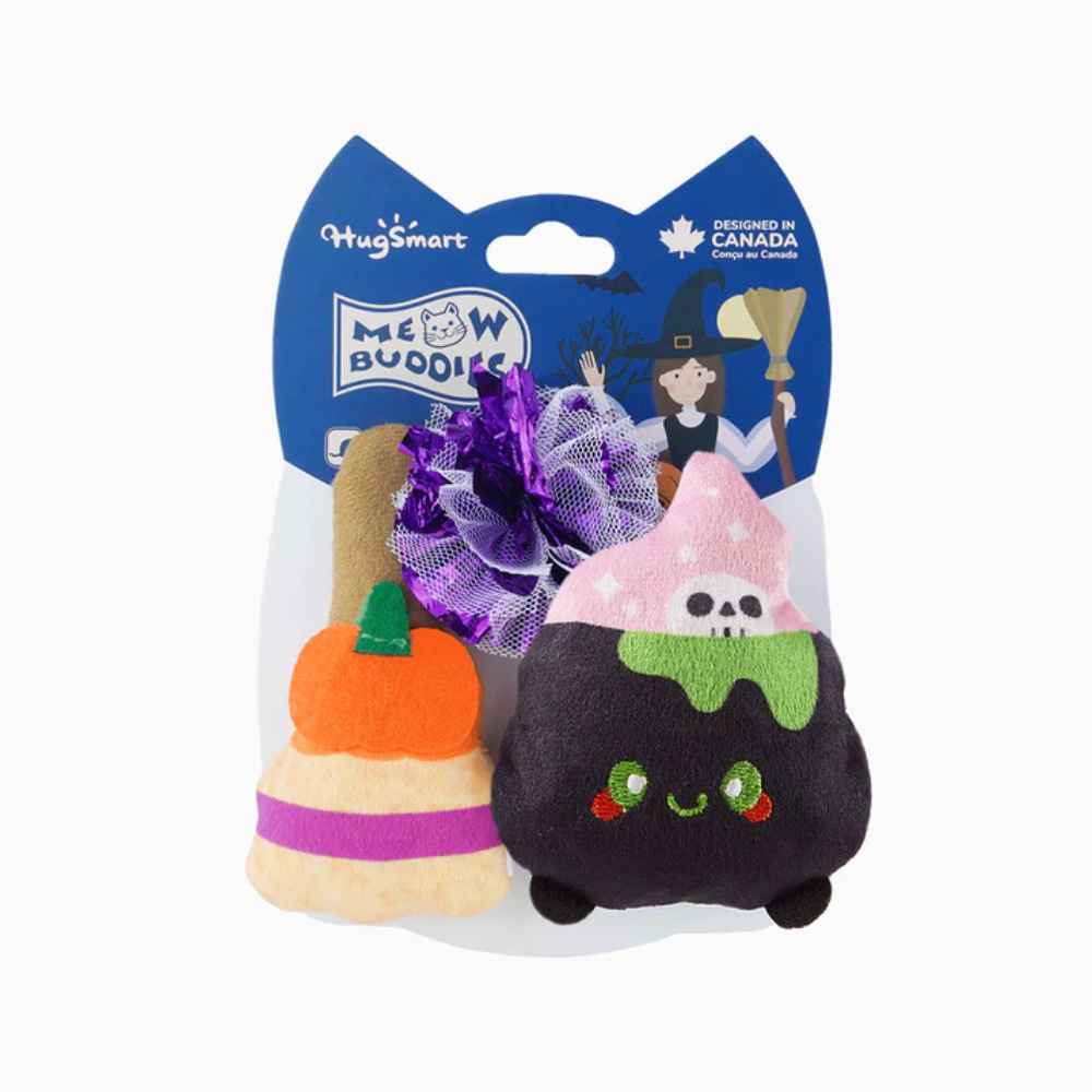 Hugsmart Spooky Cats Cover Hugsmart Meow Buddies Spooky Cats - Ghost Kitty 3pk