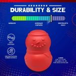 Sodapup Snowman Chew Toy and Treat Dispenser - Image 4
