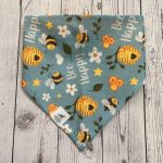 Bee Happy and Bee Kind Bandana Wild At Heart Locally made