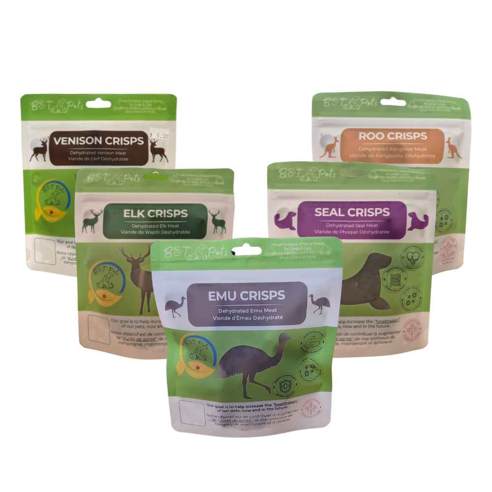 B&T Crisps Cover BT Crisps Cover Venison elk emu kangaroo seal dehydrated