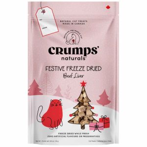 Crumps Festive Freeze Dried Beef Liver Front Cat Treats