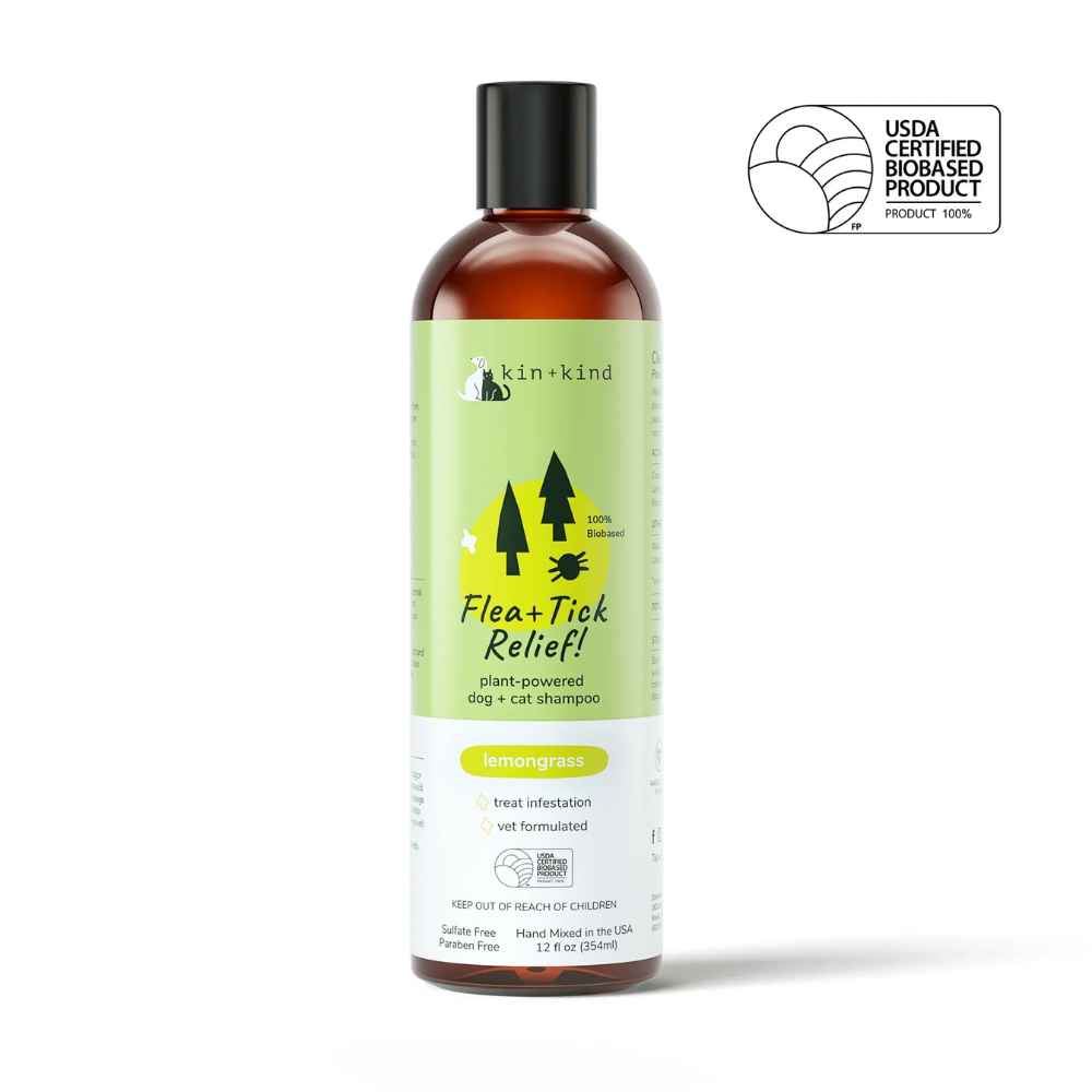 Kin&Kind FleaTick Lemongrass Shampoo Kin&Kind Flea Tick Lemongrass Shampoo, Shampoo, Flea, Tick, Lemongrass, Kin&Kind, Dog Shampoo, Cat Shampoo